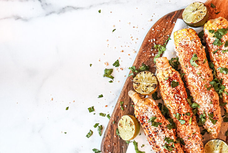 Grilled mexican corn